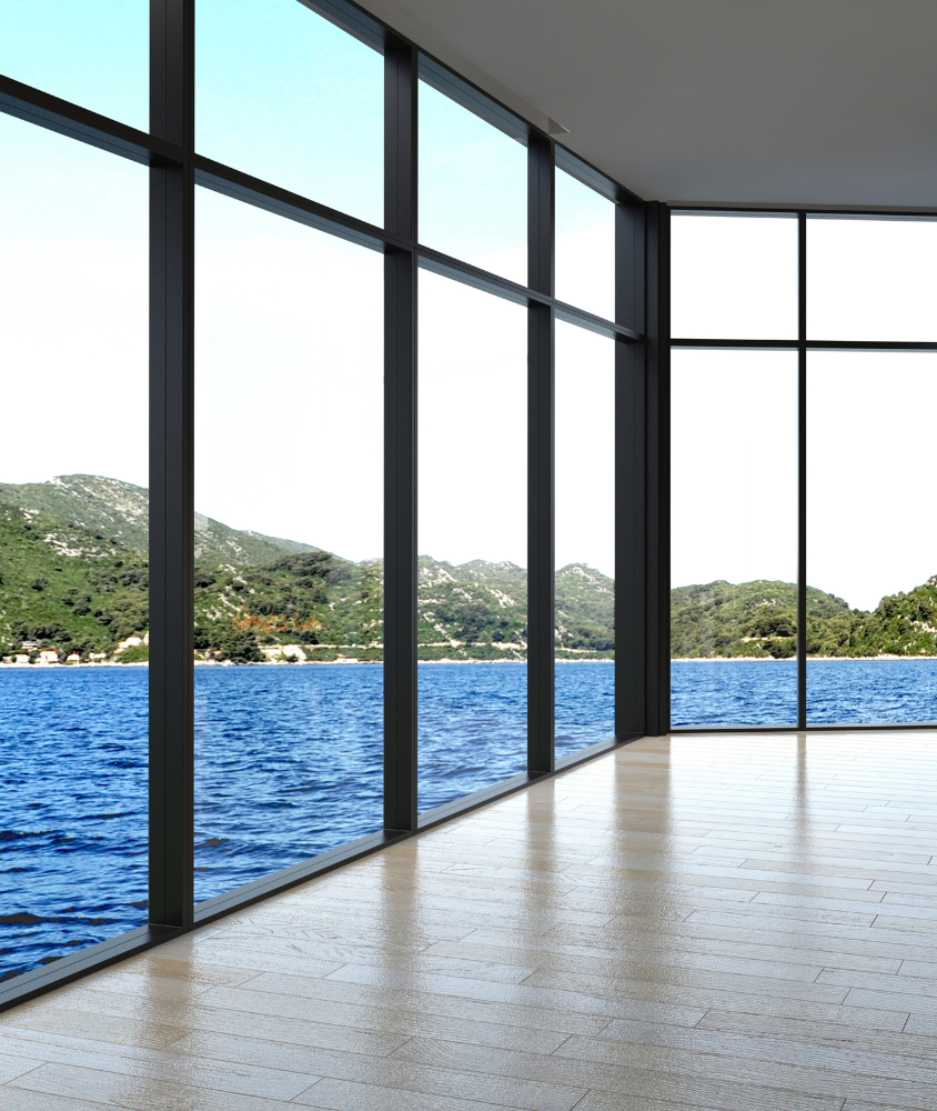 paredes de vidro em Mogi Guaçu